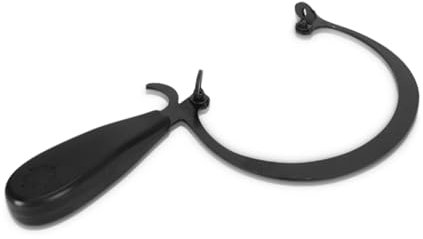 Marco de Sierra para Joyero, Herramienta con Mango de Sierra para Joyería, Marco de Sierra Curvada con Mango Negro, Marco de Sierra en Forma de C sin Hoja de Sierra para