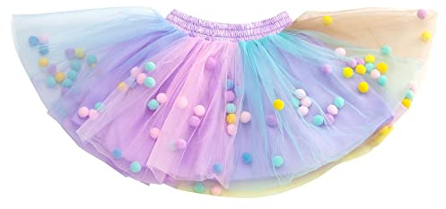 Falda Tutú para Niñas Faldas para niña Faldas de Baile para niños Faldas de Gasa de Princesa Falda de Tutú para Niña Tutu Tul Falda Disfraz para Ballet Danza Fiestas de Cosplay
