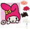 Barlone Bastelmaterial für Kinder Pom Pom kit, Bastelset Kinder 3-6 Jahre, Mini Pompons Bunt mit Fotorahmen,Bastelset Mädchen und Junge - Unterhaltsames und Lehrreiches Bastelkoffer(Kaninchen)