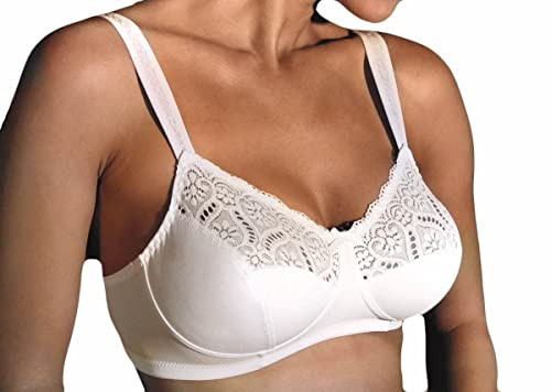 GIOS REGGISENO RAFFINATO CON PIZZO ART. 973 (TG. 6 CIRCONF. SOTTOSENO 88/92, BIANCO)