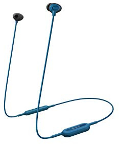 Panasonic RP-NJ310B Auricolari Bluetooth, Sistema XBS per Bassi Potenti, 6 Ore di Riproduzione Wireless, Ricarica Veloce, Comandi Vocali, Compatibili con Smartphone, Design a Tenuta Stabile, Blu