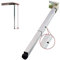 KDDEON Edelstahl DIY Möbelfüße Tischbeine,Klapp Teleskop Bar Schreibtischbeine,Push-Pull Lift Esstische Schrankbeine,50-130cm,Verstellbare Schutzbasis,mit Schrauben (110cm/43.3in)