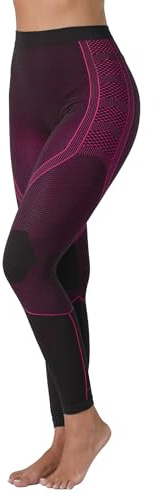 Risalti Calzamaglia Termica Donna Energy - Intimo Termico Donna Traspirante Senza Cuciture, Leggings Invernali