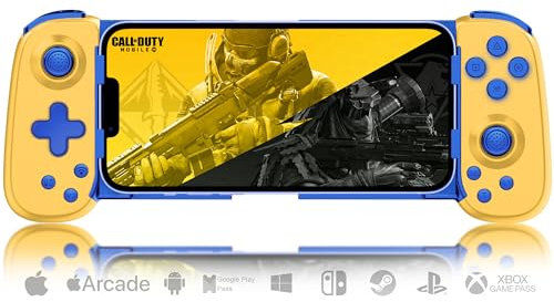 Joso Controller Smartphone pour iPhone/Android/PC, Gamepad Bluetooth pour PS4/PS3/Switch Direct Play, Manette de jeu Cloud pour Xbox, PlayStation, PC, Controller Wireless Play COD, Genshin, Diablo