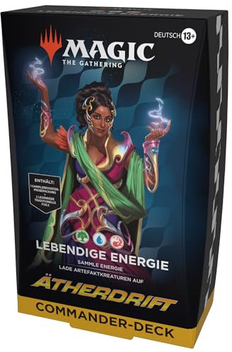 Magic: The Gathering Ätherdrift Commander-Deck – Lebendige Energie (Deutsche Version)