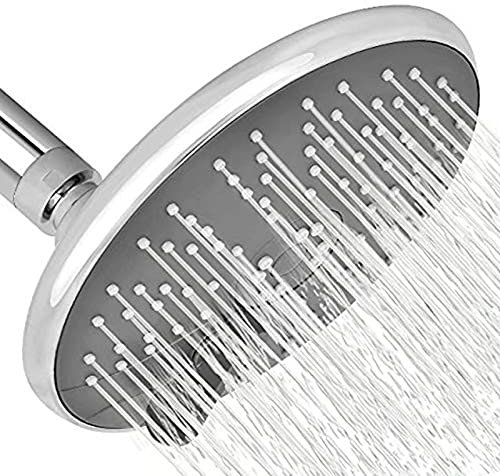 15 cm regnduschhuvud med 3 inställningar tryckökning och lätt att rengöra silikonmunstycken kromfinish för en fantastisk duschupplevelse