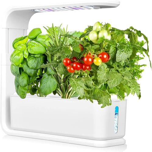 Good Homie Système de Culture hydroponique, Jardin intérieur avec Lampe de Culture LED à Spectre Complet réglable en Hauteur et Pompe à Eau à Circulation Automatique, idéal pour Un Jardin d'herbes