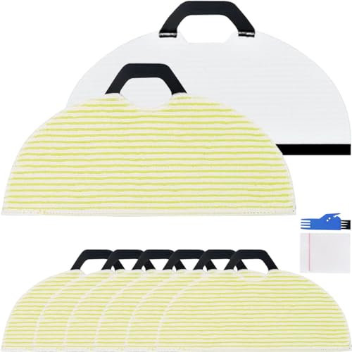 EATBALE Mop Microfibre Pièces de rechange pour Shark AI Ultra RV2600WSEU RV2500SEU RV2610WA AV2610WA RV2620WD RV2610WFUS RV2410WD RV2001WD RV2002WD AV2001WD RV2000WD Robot Aspirateur Mop Cloth