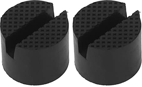 2Pcs Rubber Jack Pad Slotted A, Jad for Car SUV, Non Slip Rubber A with Sturdy truction, for Trolley and Vehicle Axle Stand
