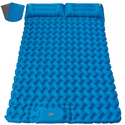 Sleeping Pad Double 200x130 cm Ultralight Inflatable Camping Mat Outdoor