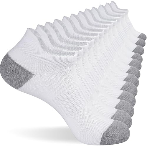 Blu Ninfee Ankle Trainer Socks Womens 3-5 6-8, Low Cut Sports Socks Women | 6 Pairs Ladies Breathable Short Running Socks for Summer Casual