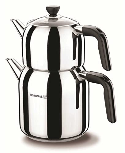 Korkmaz Kappa A079-01 Set de théières Caydanlik Takimi