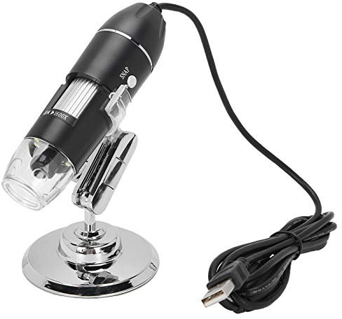 USB Digitalmikroskop 1600X 8 LED Vergrößerungsmikroskop mit Ständer