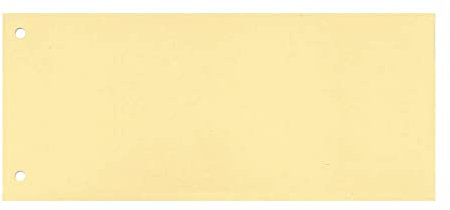 RC Trennstreifen 190g 2-Fach gelocht 22 x 10,5cm KURZ beige chamoise 100Stück