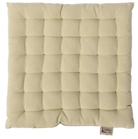 Cuscino trapuntato, 40 x 40 cm, beige, cotone