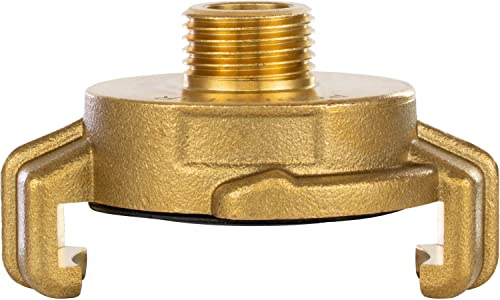 Poppstar Brass Quick Coupling 1/4 inch External Thread (G 1/4 Thread on Claw Connector)