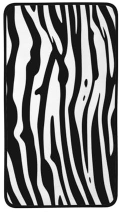 HYTTER Handtuch mit Zebramuster, Korallen-Samt, 40,6 x 71,1 cm: hautfreundlich und bequem, gute Wasseraufnahme, weich, exquisit