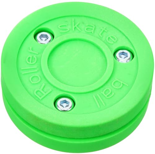Kisangel Puck da Allenamento per Hockey su Ghiaccio e Strada Pallina per Hockey su Rotelle Controllo Preciso e Rotolamento Stabile Multiuso per Allenamenti e Competizioni