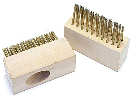 TopHomer Escoba de alambre para malas hierbas de patio para terrazas, pavimento de bloques, musgo de losas y eliminación de malezas, ideal para juntas limpias, caminos, paredes de jardín, adoquines,