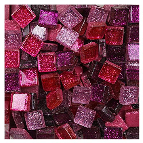 LUOSHUAI Tesselles mosaique 5 0PCS DIY Mix Couleur Glitter Verre Mosaïque Mosaïque Verre Verre Verre Mosaique Verre (Color : 17)