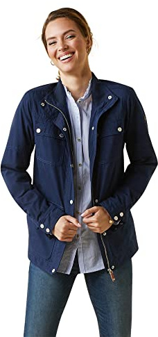ARIAT Women's Calumet Field Jacket, Navy, Size Medium