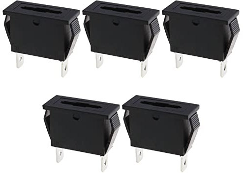 eMagTech 5pcs Porte-fusible à Lame Standard Siège de Fusible de Lame de Montage en Surface de Panneau pour Voiture Van Moto Camping-Car Scooter Quad Bateau Tracteur Marin 12V 30A