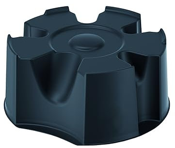 Spetebo Pied anthracite pour citernes jusqu'à 240 l – Ø 51 cm – Socle universel en plastique pour réservoirs d'eau ronds – Support pour réservoir d'eau de pluie