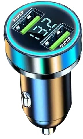 Cargador de coche de carga súper rápida, Cargador de coche de carga rápida portátil | Adaptador de cargador de teléfono para coche rápido de 120w/240w carga rápida | Cargador de coche portátil compact
