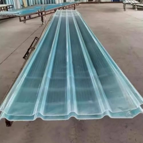 Planchas Transparentes Tejados,Placa Ondulada,Panel de Techo con Aislamiento Térmico,Hojas de Revestimiento de Paredes,Lámina Techo,para Cobertizos de Invernadero,1,5mm (0.9x0.5m/35x20in,1 Pcs)