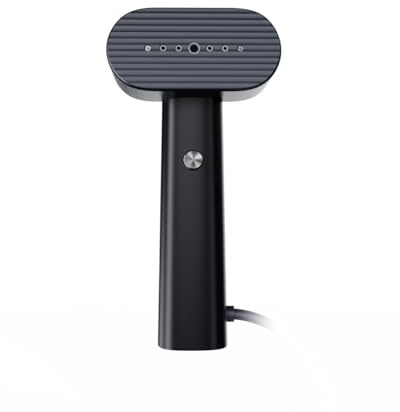 G6 Steamer for Clothes Portable 2-in-1 Travel Iron for Clothes, Just 0.7lbs Lightly, 10 Minutes of Continuous Steam, 900W Light Steamer for travel and home (black)