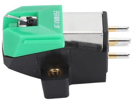 AT VM95E Dual Moving Magnet Turntable Cartridge Replacement Professional Stylus for Phonograph Record Player, Outstanding Clarity and Detail, Long Service Life with Stylus Guard,