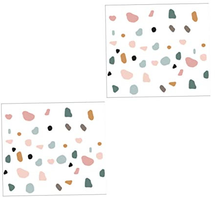 YARNOW 2 Pezzi Adesivi Murali per Tappezzeria Autoadesiva Decorazioni Creative per Cameretta Facile Applicazione su Superfici Lisce Resistente