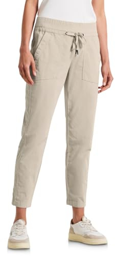 Street One Pantalon en Velours côtelé Loose Fit Malted Beige 42