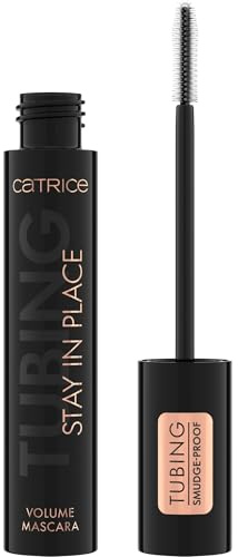 Catrice TUBING Stay In Place Volume Mascara Nr. 010 hållbar (11ml) | Kladdfri, Långvarig, Volymgivande, Förlängande, Omedelbart resultat, Lätt att ta bort, Mascara