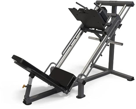 IONFITNESS Máquina de Sentadillas y Prensa de piernas IF530P Premium - Capacidad Carga 200kg - Compatible con Discos olímpicos (no incluidos)