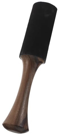 SECFOU Mazo de Madera Antideslizante para Cuenco Tibetano Grande, Baqueta de Percusión de 17,5 Cm para Meditación, Yoga y Sanación Sonora, Accesorio Musical Portátil para Relajación