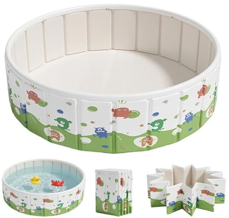 Piscine pour - Pliable Enfant | Bassin De Bain pour Chiot,pour Extérieur Jardin Camping Camping-Car Été Maison Appartement Éleveurs Chiots