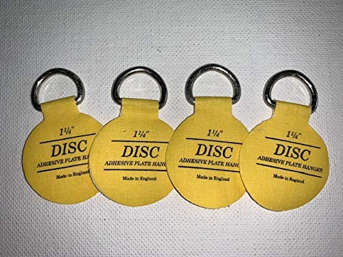 eBarb'sThe Original English Plate Hanger Disc-a Quantity of Four 2 Inch Hangers