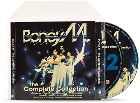 3L Doppel CD Hülle mit Platz für ein Cover - 50 Stück - CD Hüllen aus Plastik für platzsparende Aufbewahrung - 10298