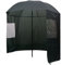 Tidyard Angelschirm mit Seitenwand 240x210 cm Fischerschirm mit Windschutz Schirmzelt Sonnenschirm Angeln Schirm Sportartikel Outdoor-Aktivitäten Angeln & Fischen Dunkelgrün