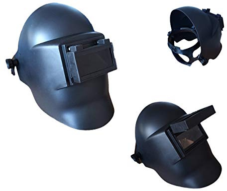 Maschera per saldatura casco per fabbro protezione a cristalli liquidi visiera
