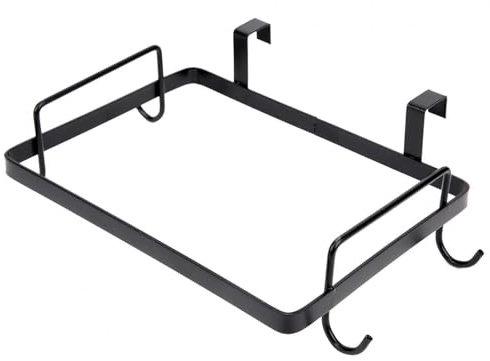 Trash Bag Holder,Garbage Bag Rack,Iron Bag Holder Under Sink,Hanging Trash Bag Stand Space Saving Garbage Hook for Cupboard,Cabinets,Living Room,Kitchen,Bedroom,Study,And Office