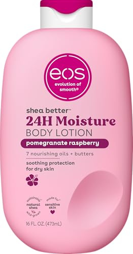 eos 24H Moisture Shea Better Body Lotion- Pomegranate Raspberry, 16 fl oz
