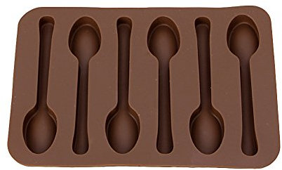 GUMEI Stampo da Forno in Silicone Cucchiaio Design Chocolate Cake Biscuit Candy Jelly Mold Decor