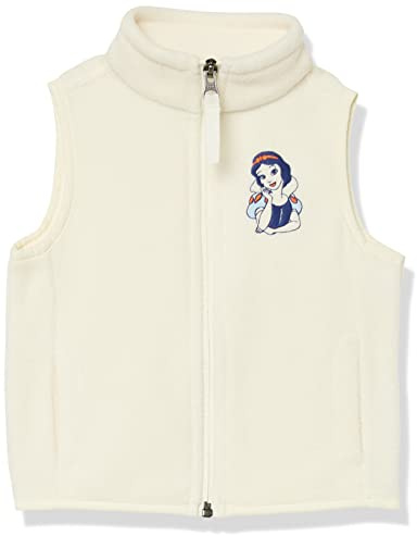 Amazon Essentials Disney | Marvel | Star Wars | Princess Chaleco de Forro Polar Niña, Blancanieves, 3 años