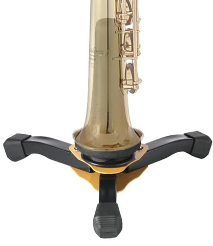 Sopransaxophonständer,Tragbarer Blasinstrumentenständer | Stativhalterbasis für Sopransaxophon, tragbarer Sopransaxophonständer, Blasinstrumentenzubehör