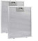 Filtros plateados para campana extractora, 280 x 350 x 9 mm, filtro de ventilación de malla metálica, 5 capas de filtración de grasa aluminizada