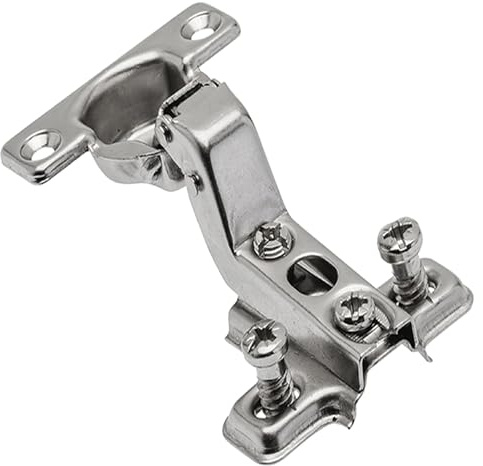 Mprofi MT® 4 Pezzi | Mini Cerniere per Ante Cucina | Ø26mm Battuta Interna | Cerniere per Armadio | Cardini per Mobili | Cerniera per Ante | Cerniera a Molla | Acciaio Nichelato