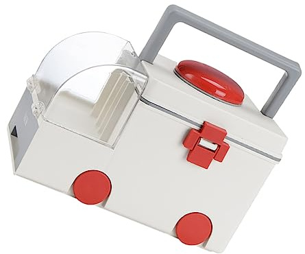 COLLBATH Caja De Emergencia Grande De Plástico Gris Asa Ergonómica, Estuche De Primeros Auxilios Doméstico De Gran Capacidad Para Almacenamiento Médico y Emergencia Hogar
