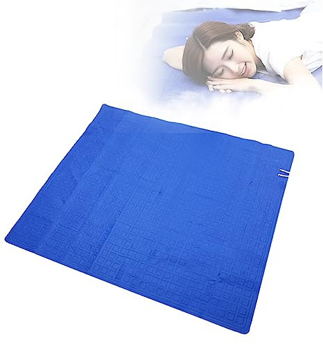Cuscino refrigerante per dormienti caldi, topper per materasso refrigerato con sistema di raffreddamento ad acqua, cuscinetto di ghiaccio per sudorazione notturna, 140 x 160 cm